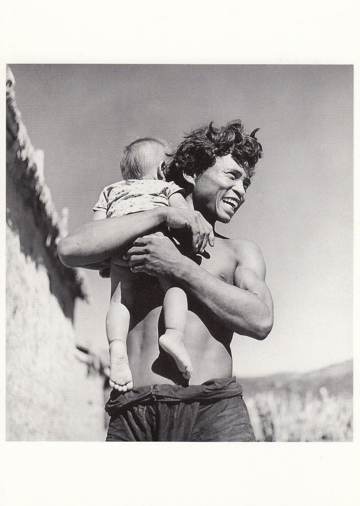 Indochina Father Visits Market Werner Bischof BA RAU Photo Postcard