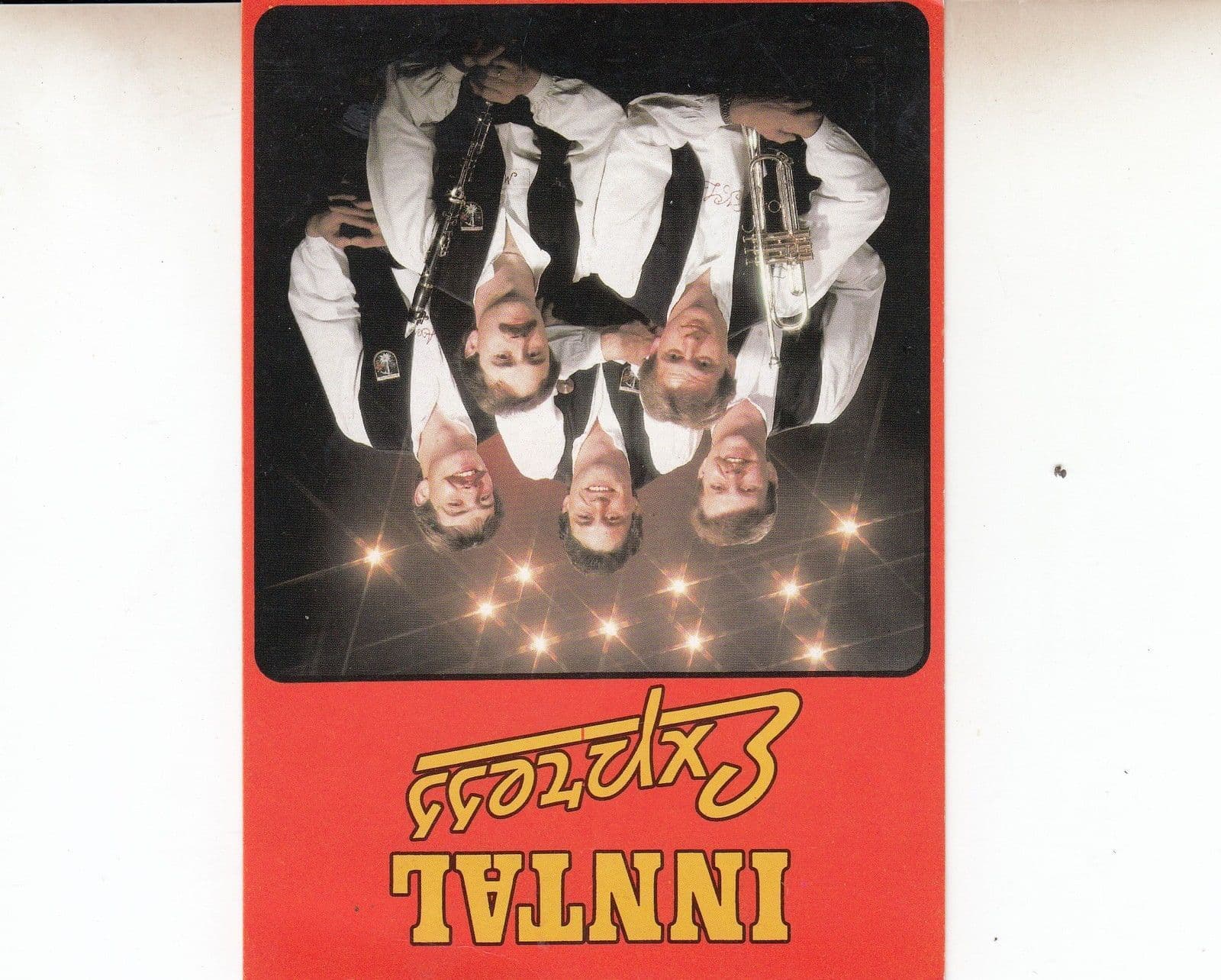 Inntal Express German Brass Band Pop Group Trumpet Rare Postcard