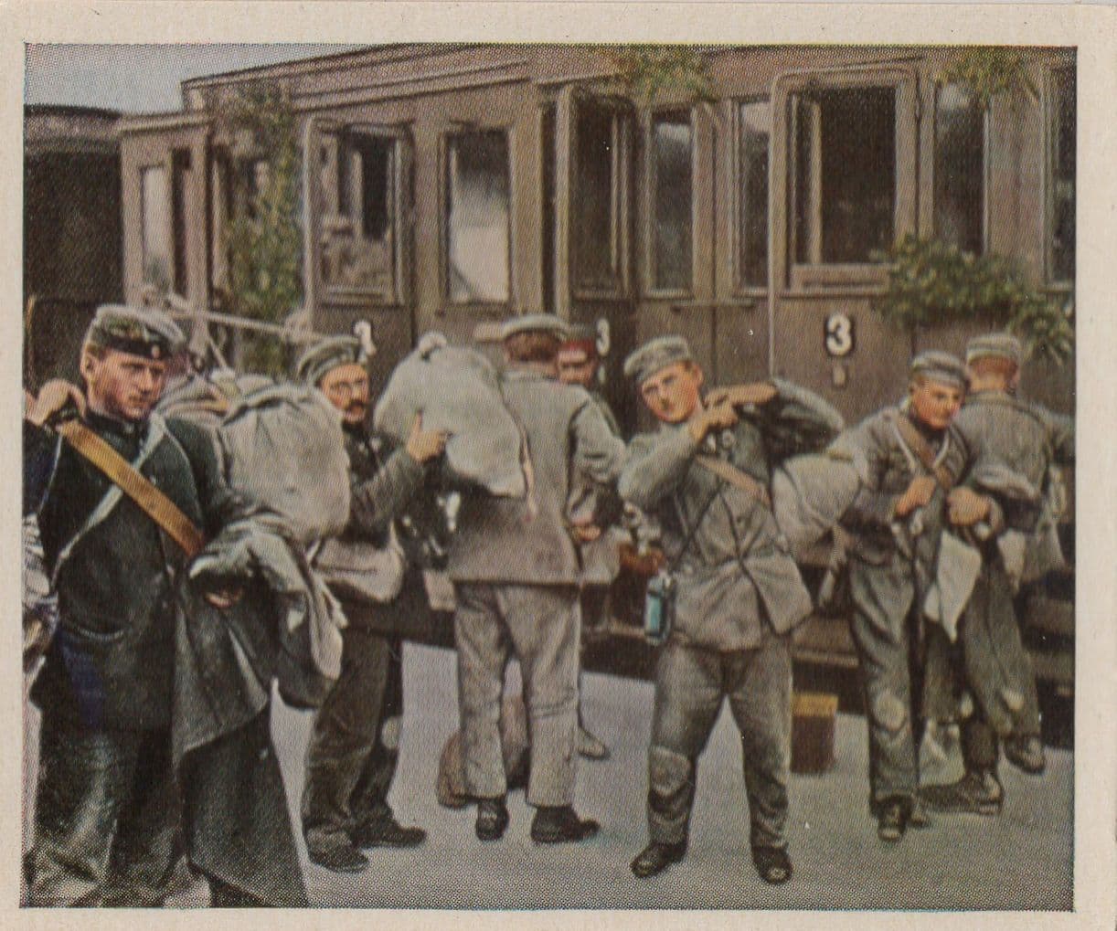 Interallierte Kontrol Kommission Germany Oct 1919 Cigarette Card