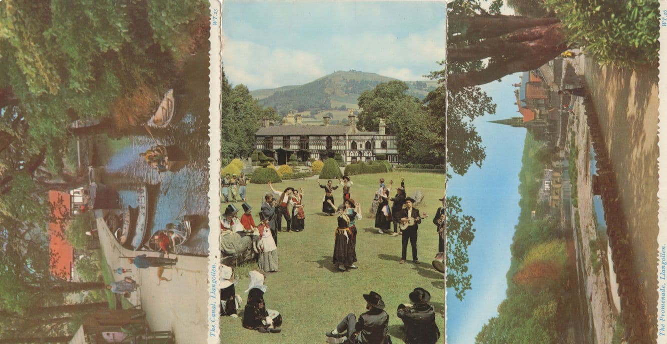 International Folk Dancing Plas Newydd Llangollen 3x Welsh Postcard s