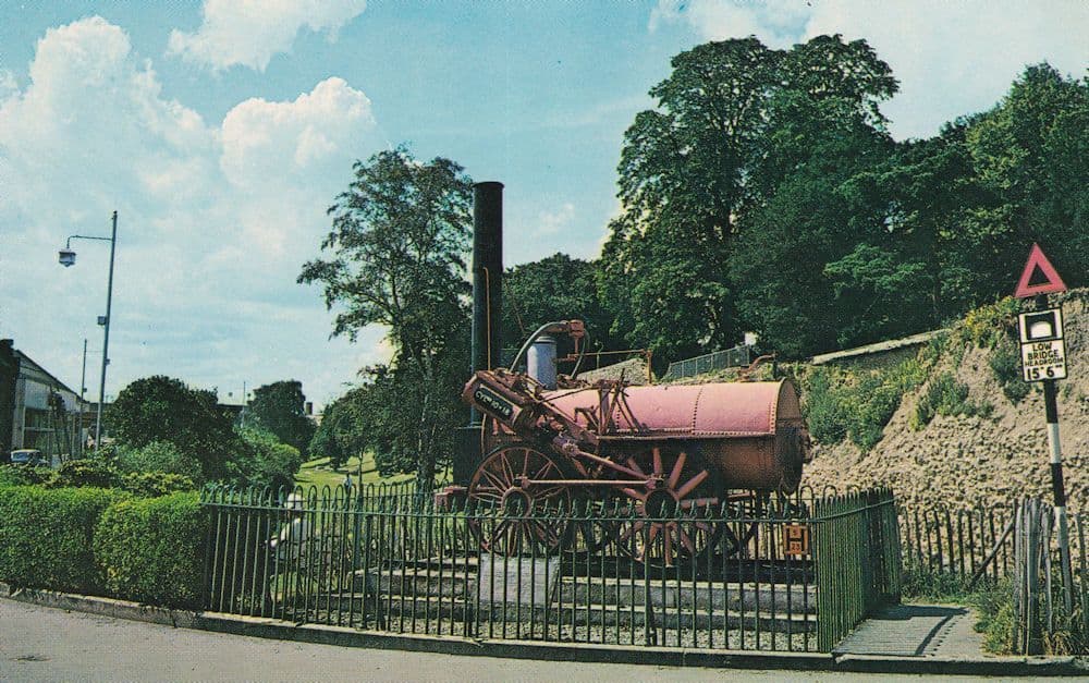 Invicta Railway Engine Canterbury Train Rare Postcard