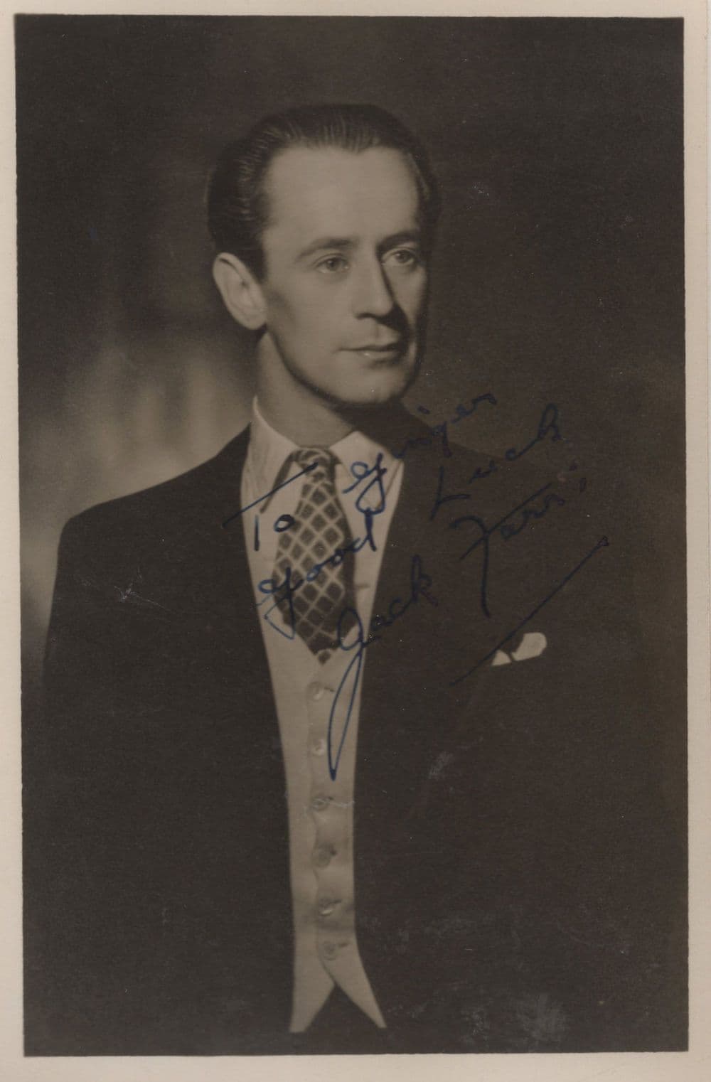 Is This Jack Parr Antique Hand Signed Theatre Actor Photo