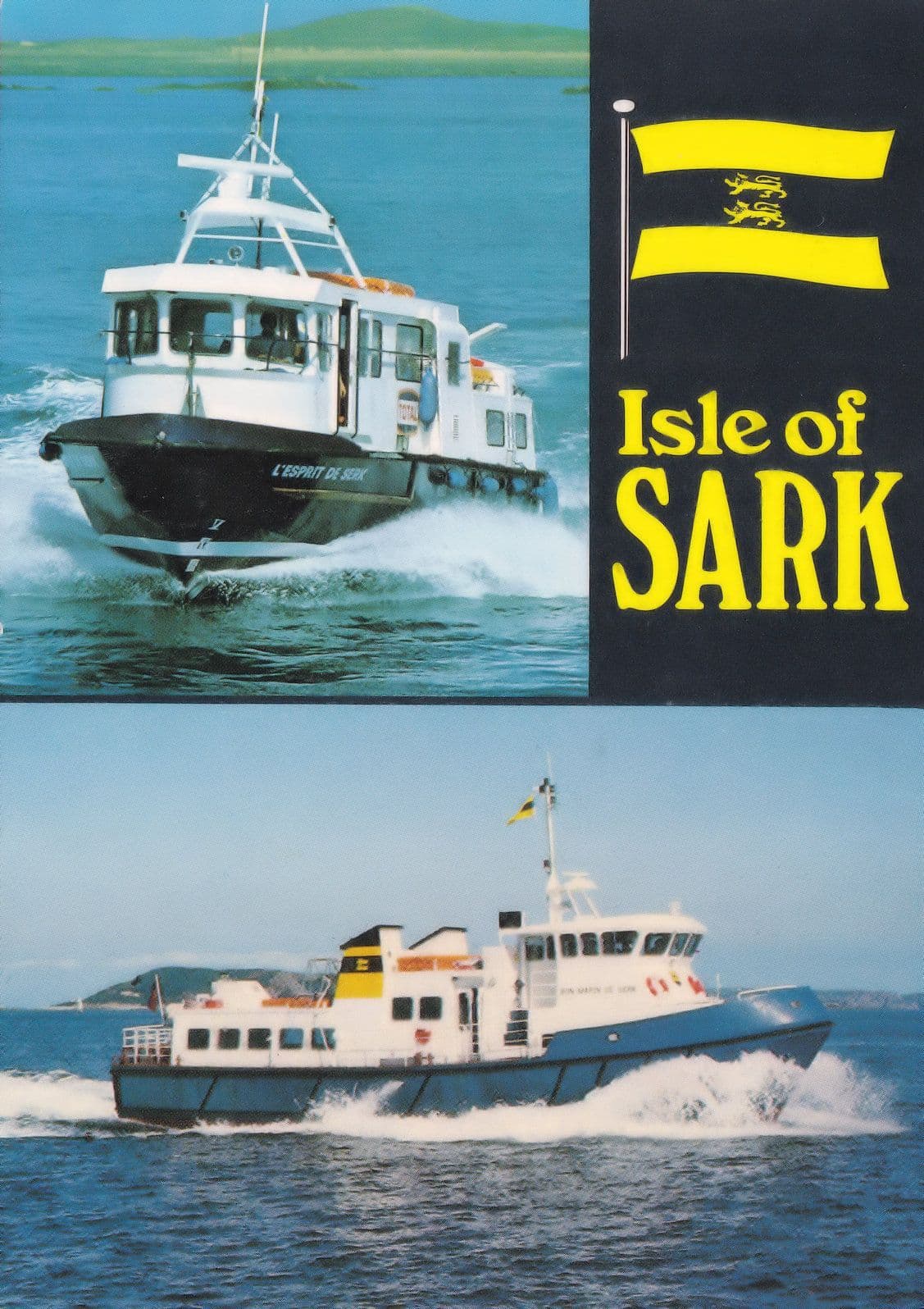 Isle Of Sark Ship Rare Jarrolds Postcard