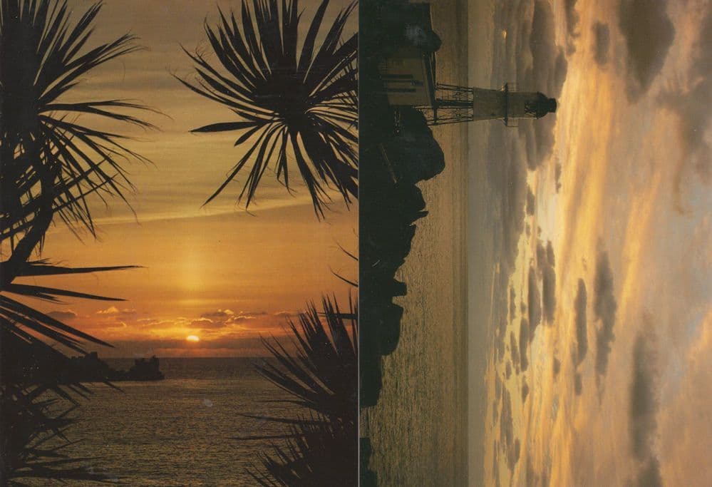 Isles Of Scilly Sunrise 2x Cornwall Stunning St Marys Postcard s