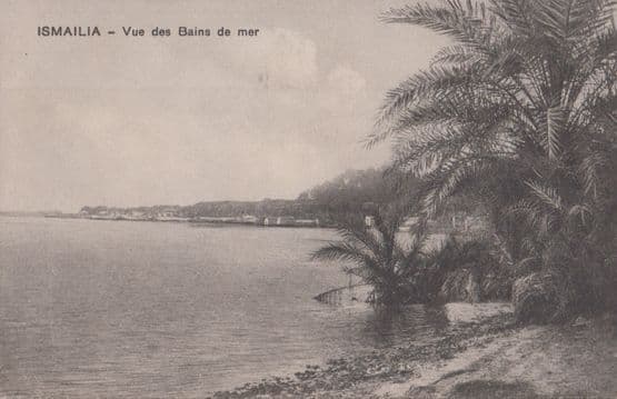 Ismailia Vue Des Bains De Mer Postcard