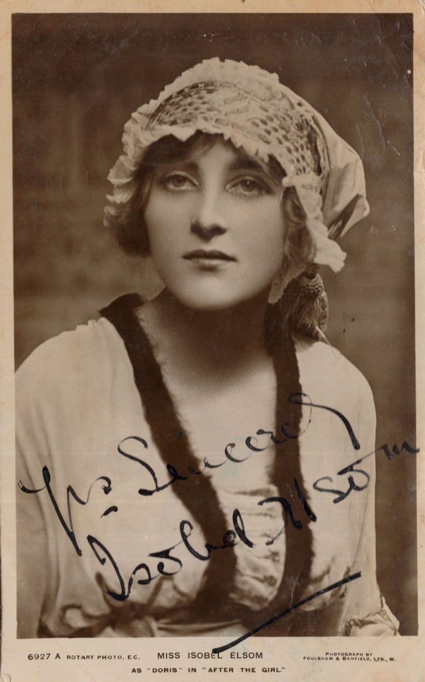 Isobel Elsom My Fair Lady Film Historic Actress Hand Signed Autograph Photo