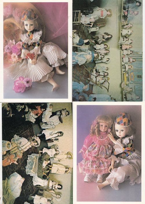 Isola Madre Italian Dolls from Milan 4x Postcard s