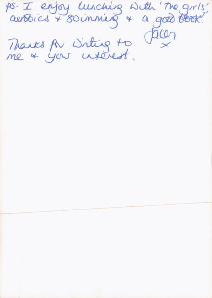 Jacey Salles Cold Feet Hand Signed Photo Please Read & MORE