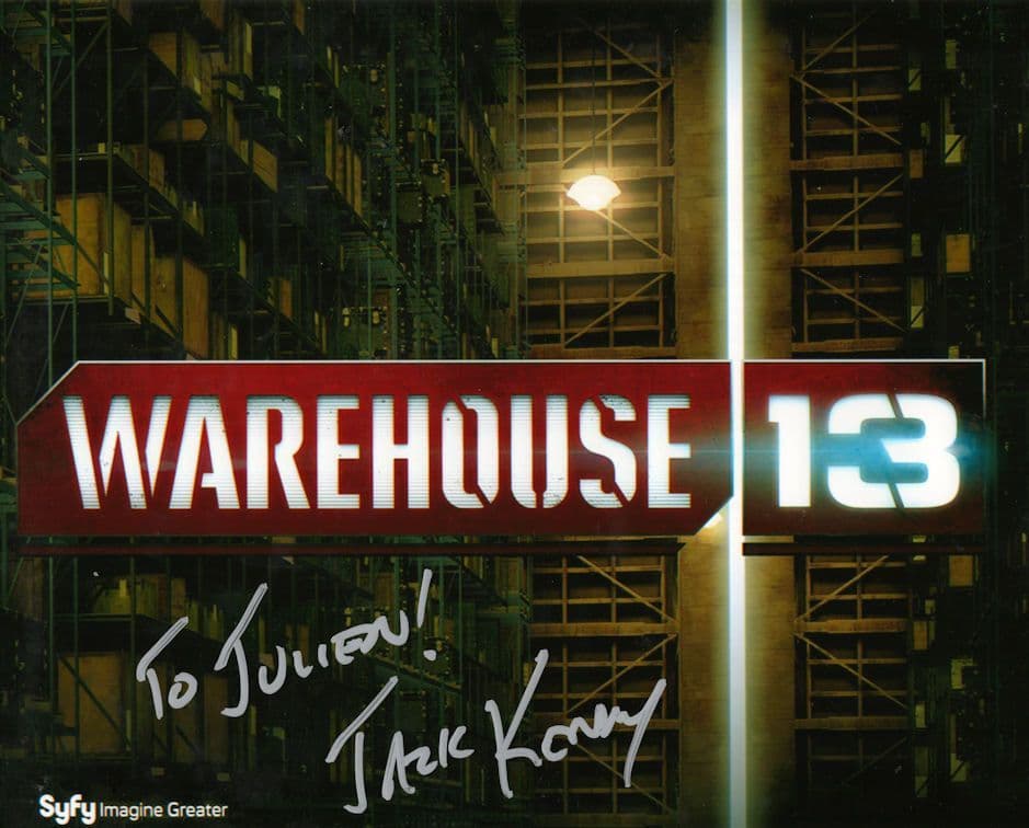 Jack Kenny Writer Producer of Warehouse 13 Large Hand Signed Photo