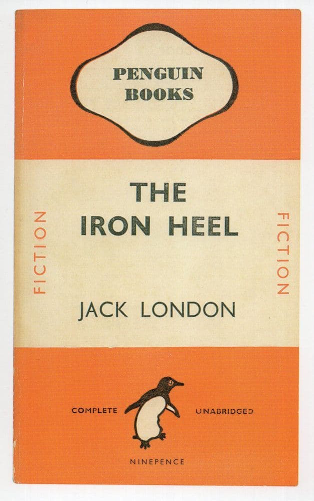Jack London The Iron Heel 1945 Sci Fi WW2 Book Postcard