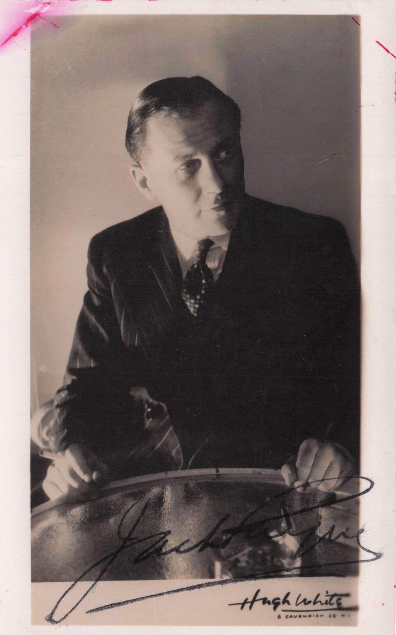Jack Payne Big Band Leader Antique Hand Signed Photo