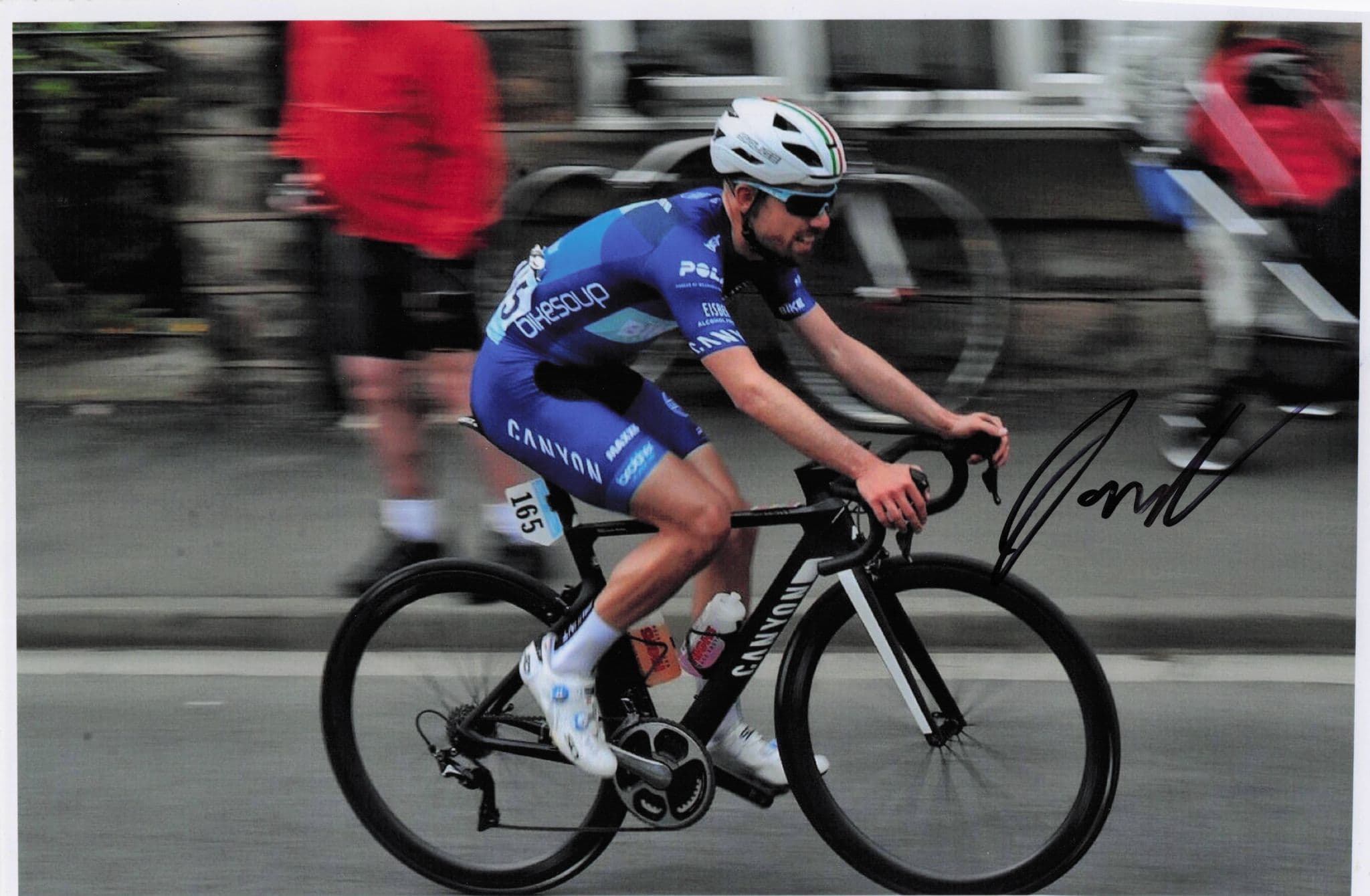 Jack Pullar British Cyclist GB Cycling Race 12x8 Hand Signed Photo