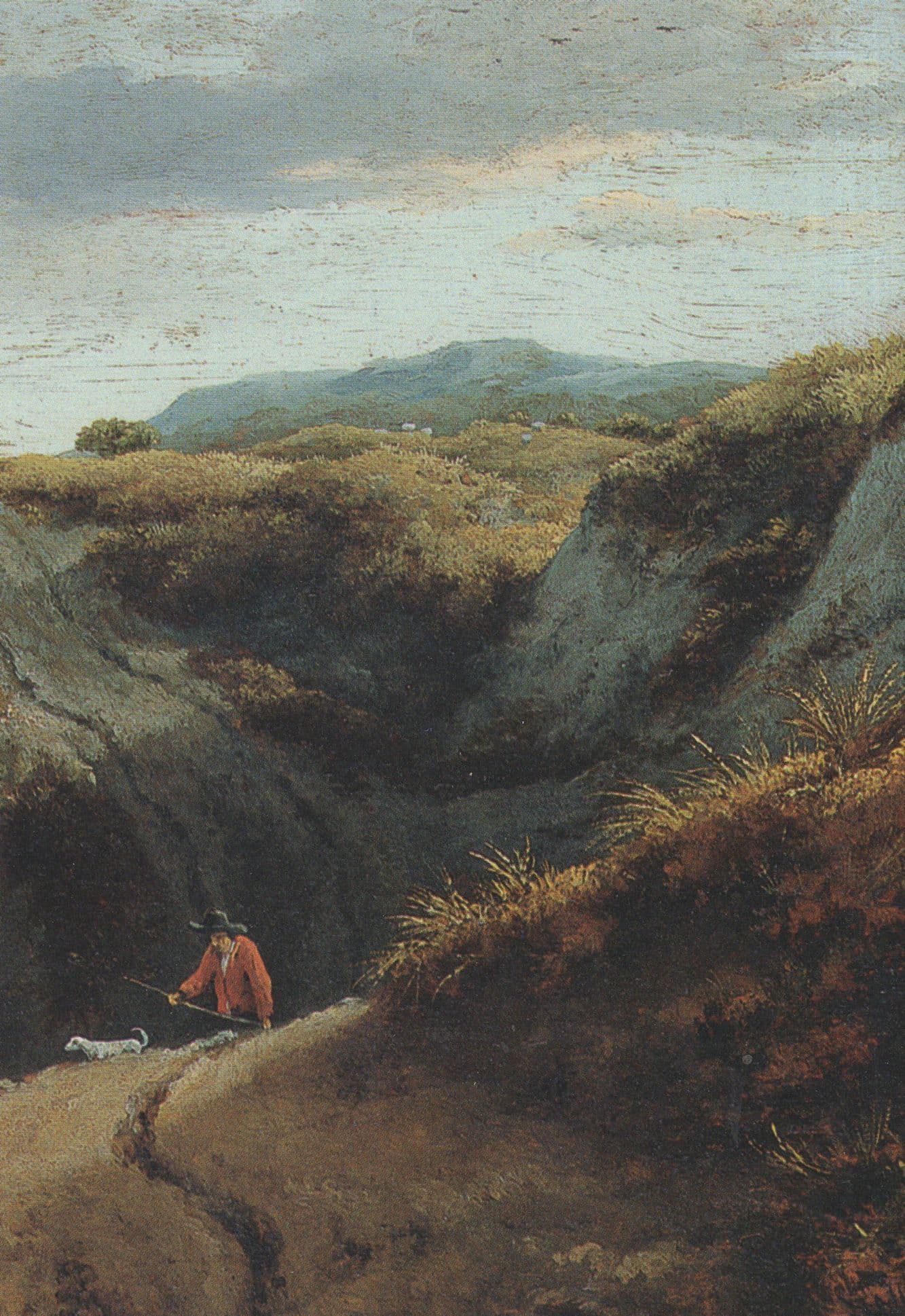 Jacob van Ruisdael Dunes Royal Academy London Painting Postcard
