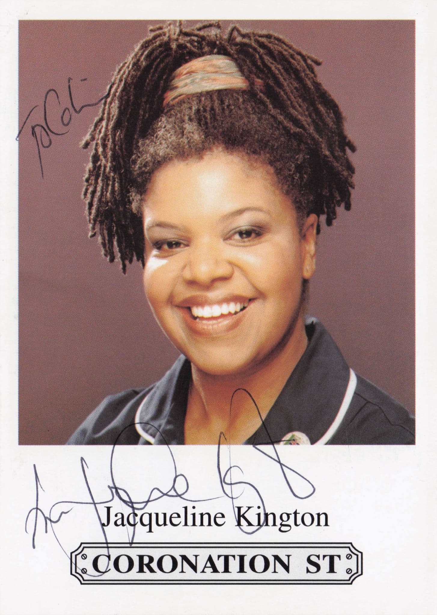Jacqueline Kington ITV Coronation Street RARE Hand Signed Photo