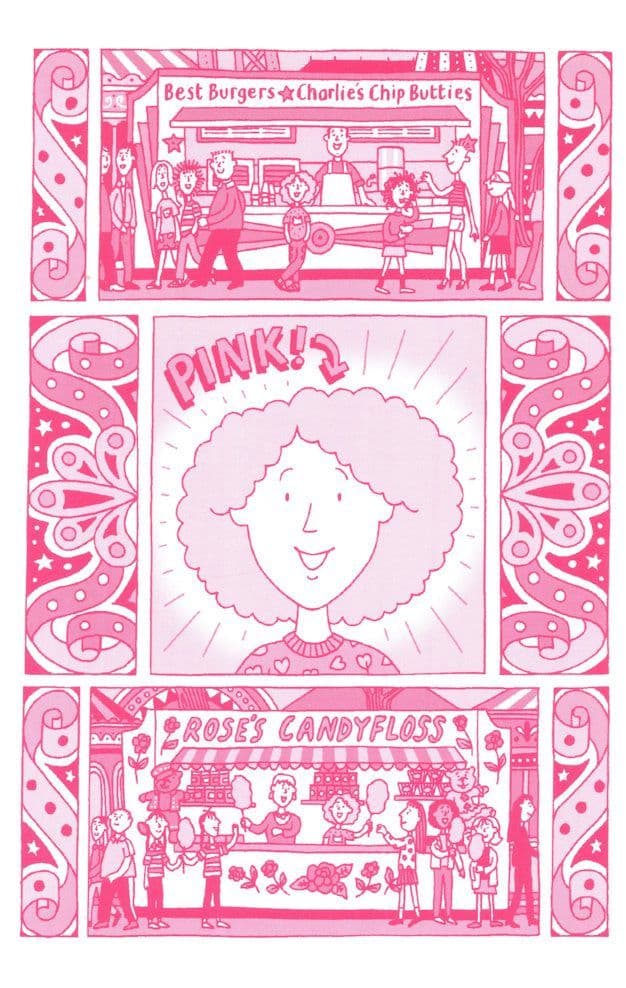 Jacqueline Wilson Candyfloss Childrens Book Art Postcard