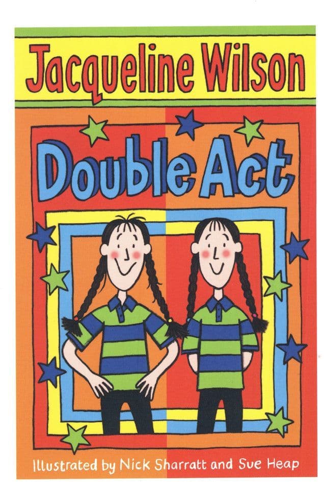 Jacqueline Wilson Double Act Childrens Book Postcard