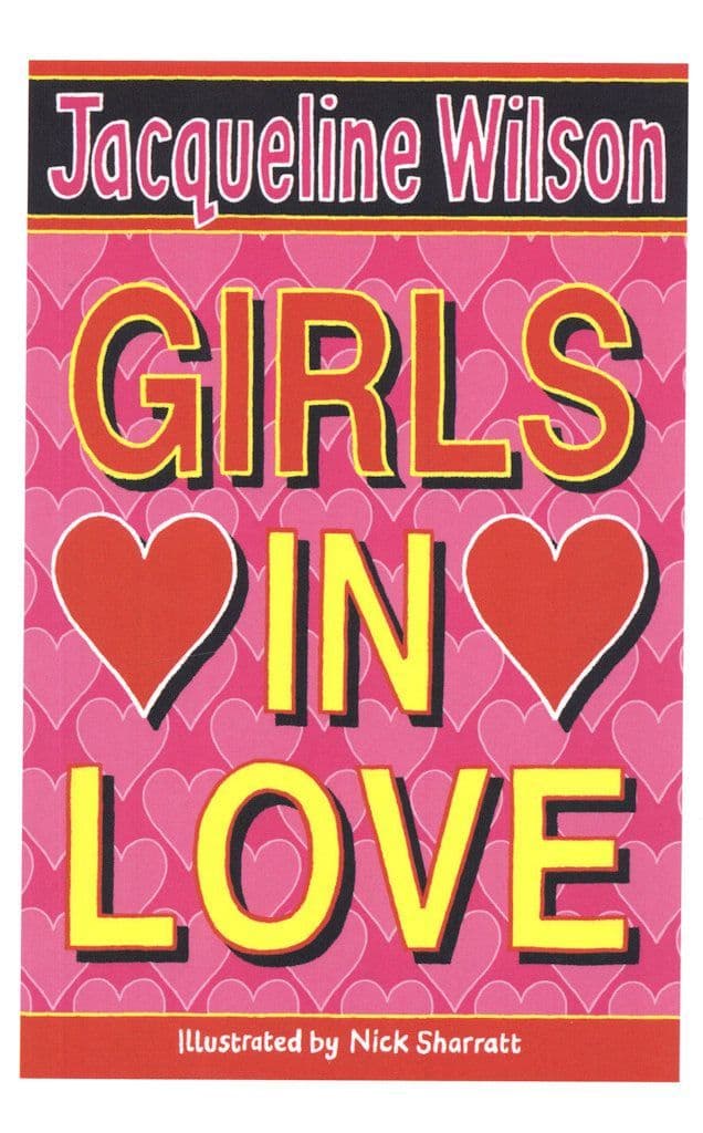 Jacqueline Wilson Girls In Love Childrens Book Postcard