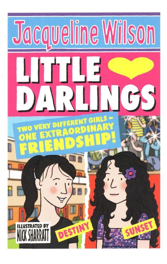 Jacqueline Wilson Little Darlings Childrens Book Postcard