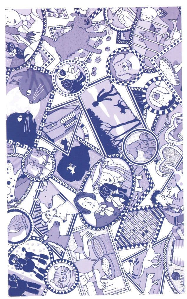 Jacqueline Wilson Paws & Whiskers Book Art Postcard
