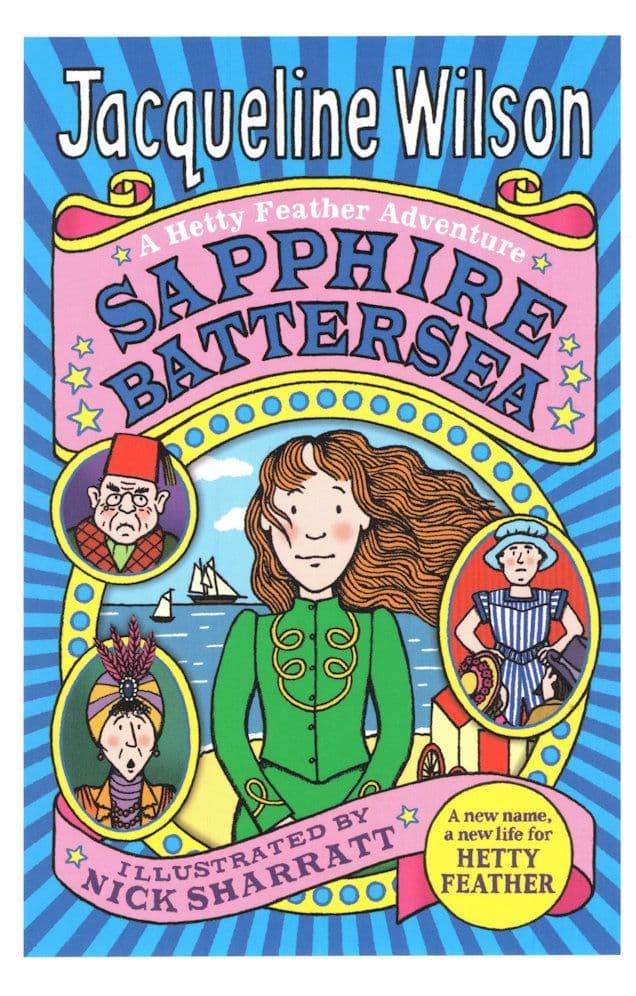 Jacqueline Wilson Sapphire & Battersea Childrens Book Postcard
