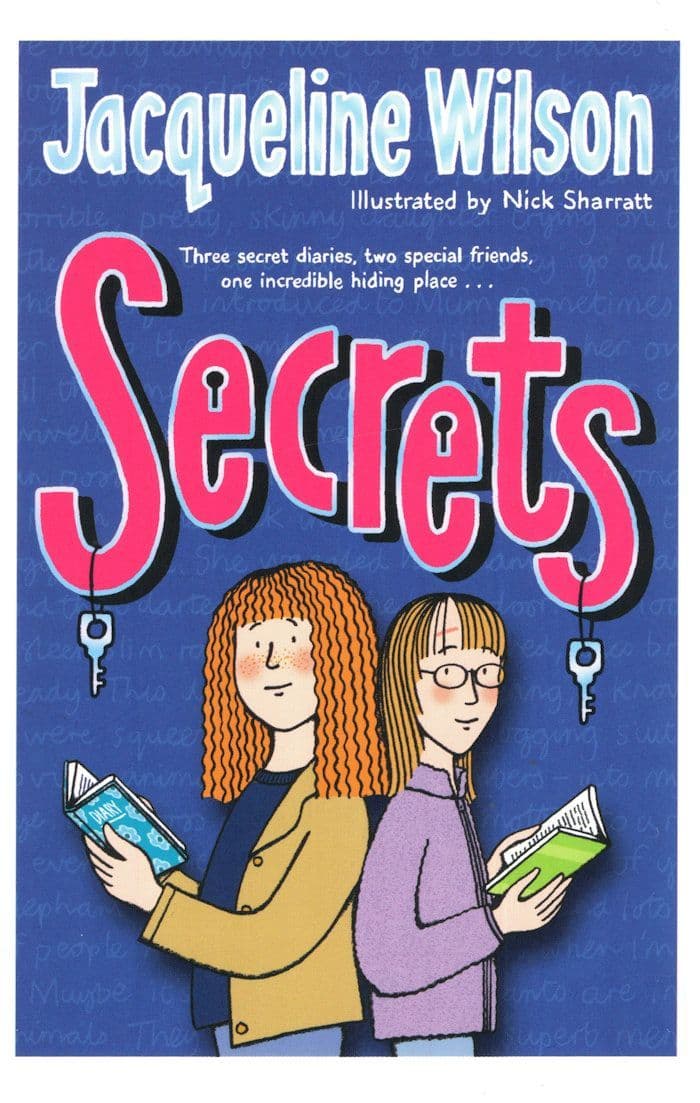 Jacqueline Wilson Secrets Childrens Book Postcard