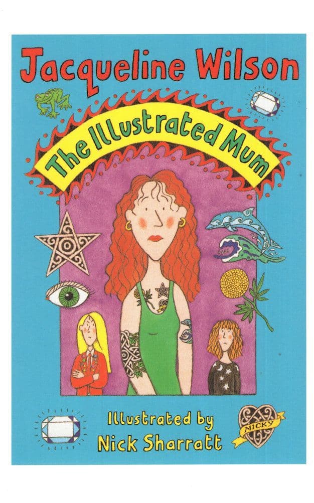 Jacqueline Wilson The Illustrated Mum Childrens Book Postcard