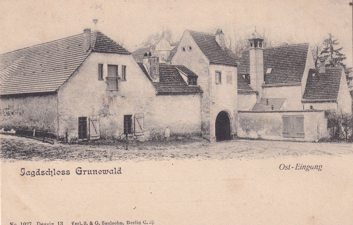 Jagdschloss Grunewald German Hunting Lodge Antique Postcard