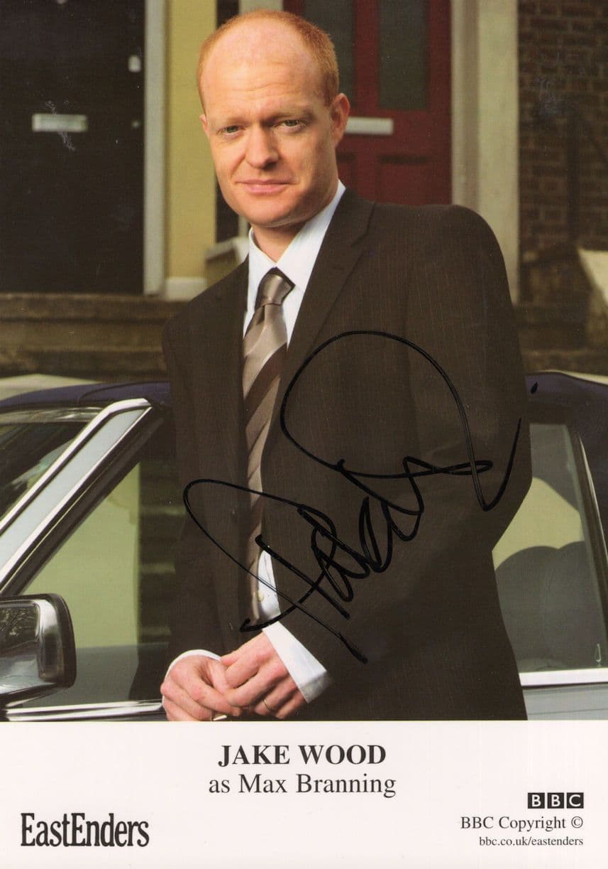 Jake Wood as Max Branning Eastenders Hand Signed Cast Card Photo