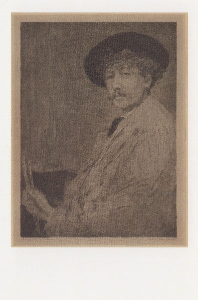 JAM Whistler Artist National Portrait Gallery Painting Postcard