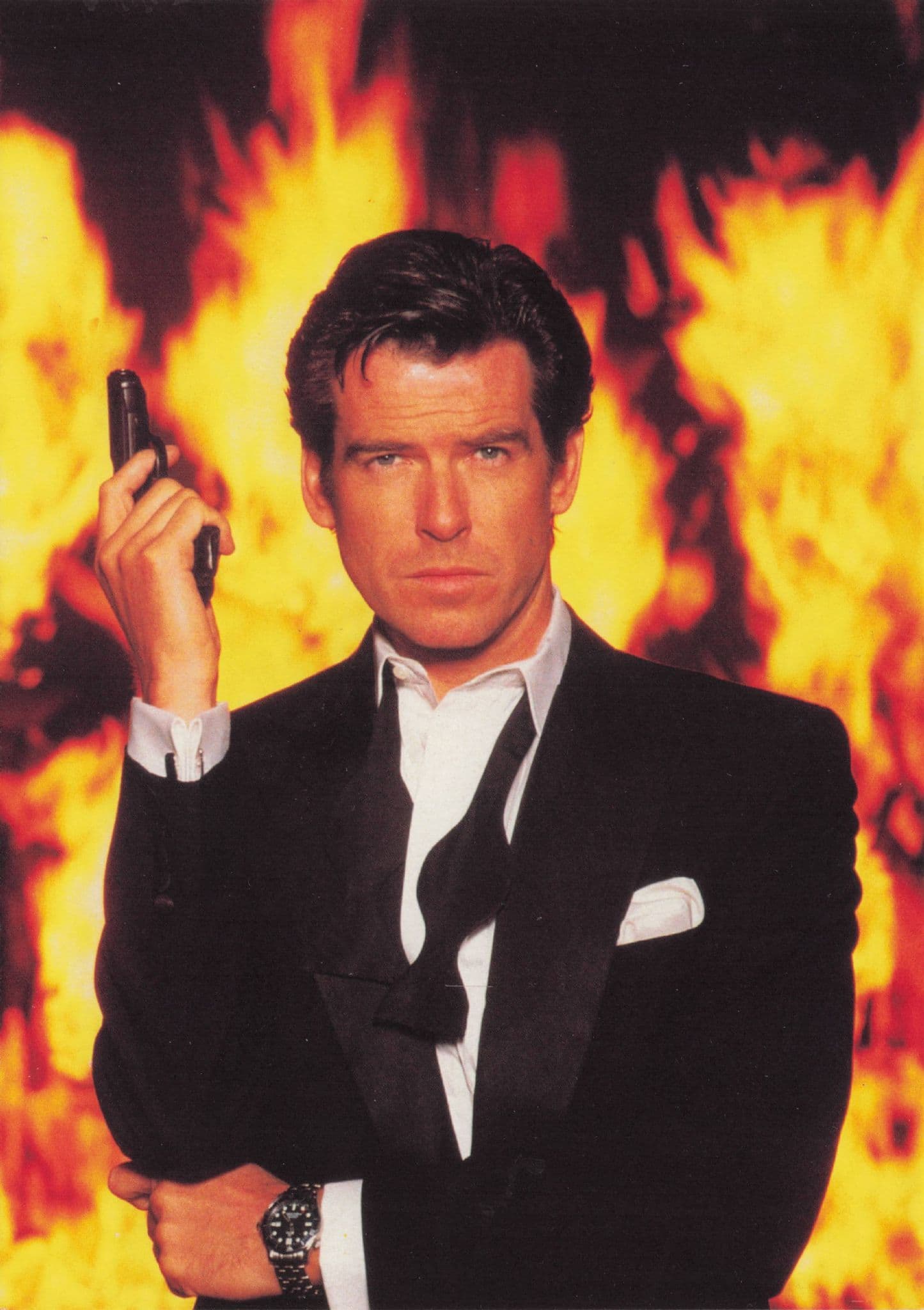 James Bond Goldeneye 007 Film Postcard Great Reverse