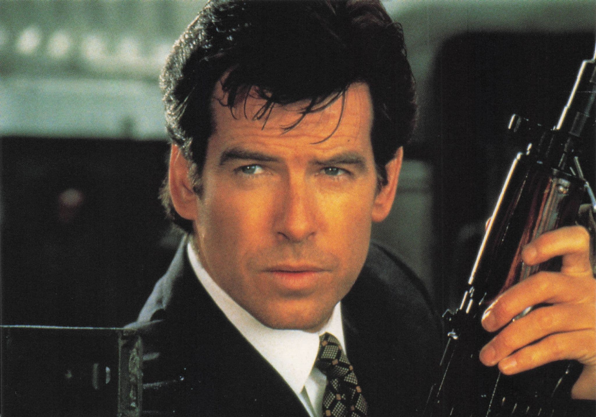 James Bond Goldeneye Gun Stunning Film Still Photo Postcard