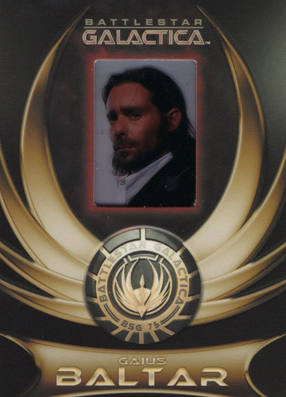 James Callis RARE Film Cell Clip Battlestar Galactica Trade Card