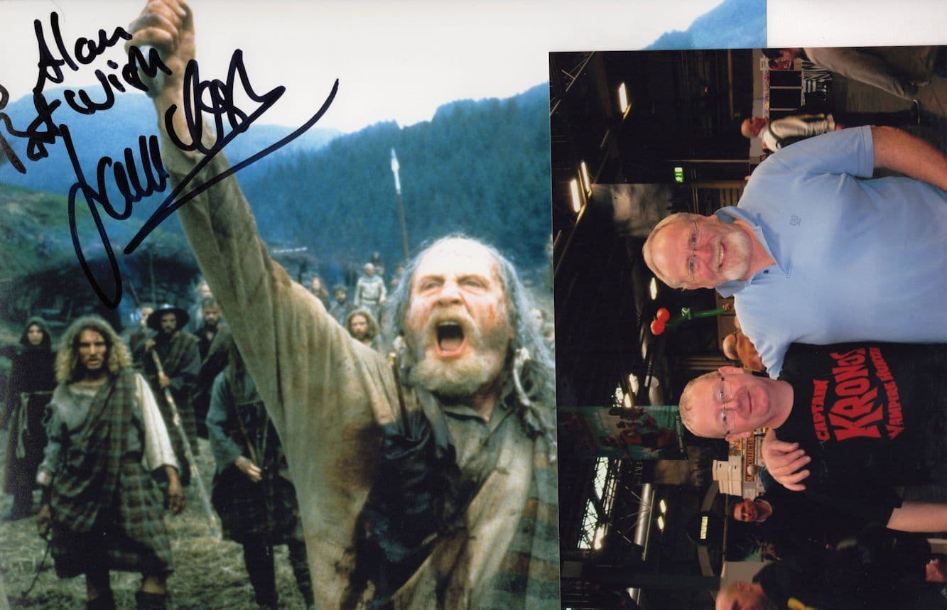James Cosmo Braveheart Game Of Thrones 10x8 Hand Signed & COA PHOTO