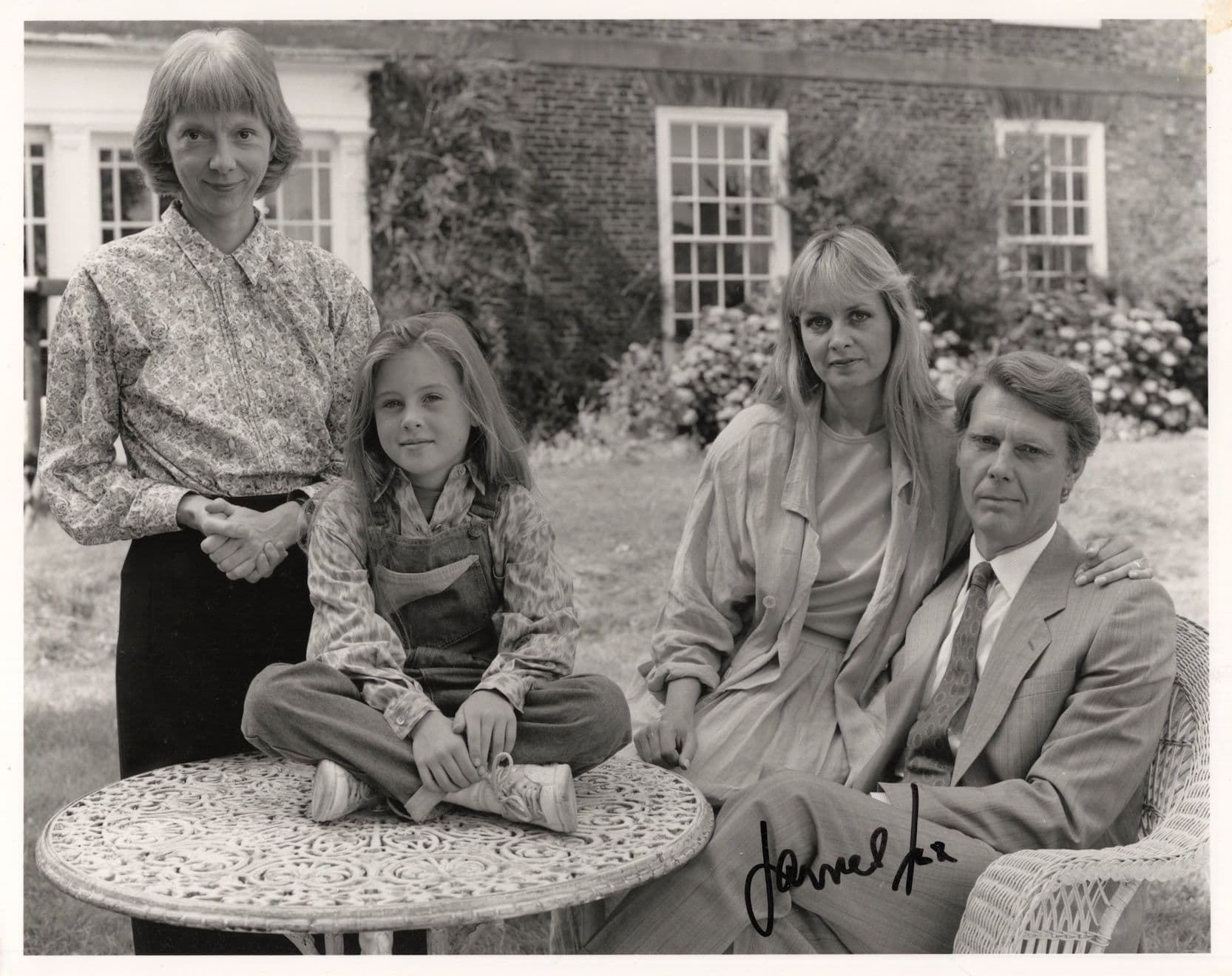James Fox in Sun Child Twiggy Premiere ITV 10x8 Hand Signed Photo