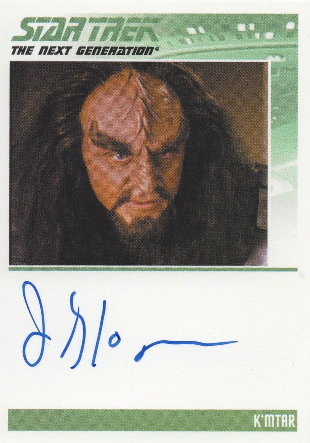 James Sloyan Star Trek Hand Signed Autograph Photo Card