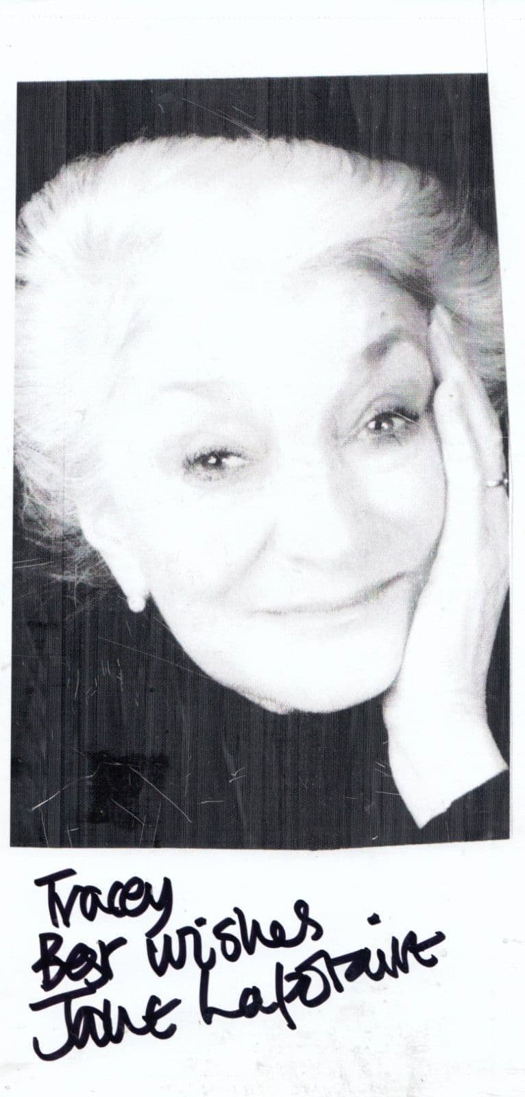 Jane Lapotaire Hand Signed Photo