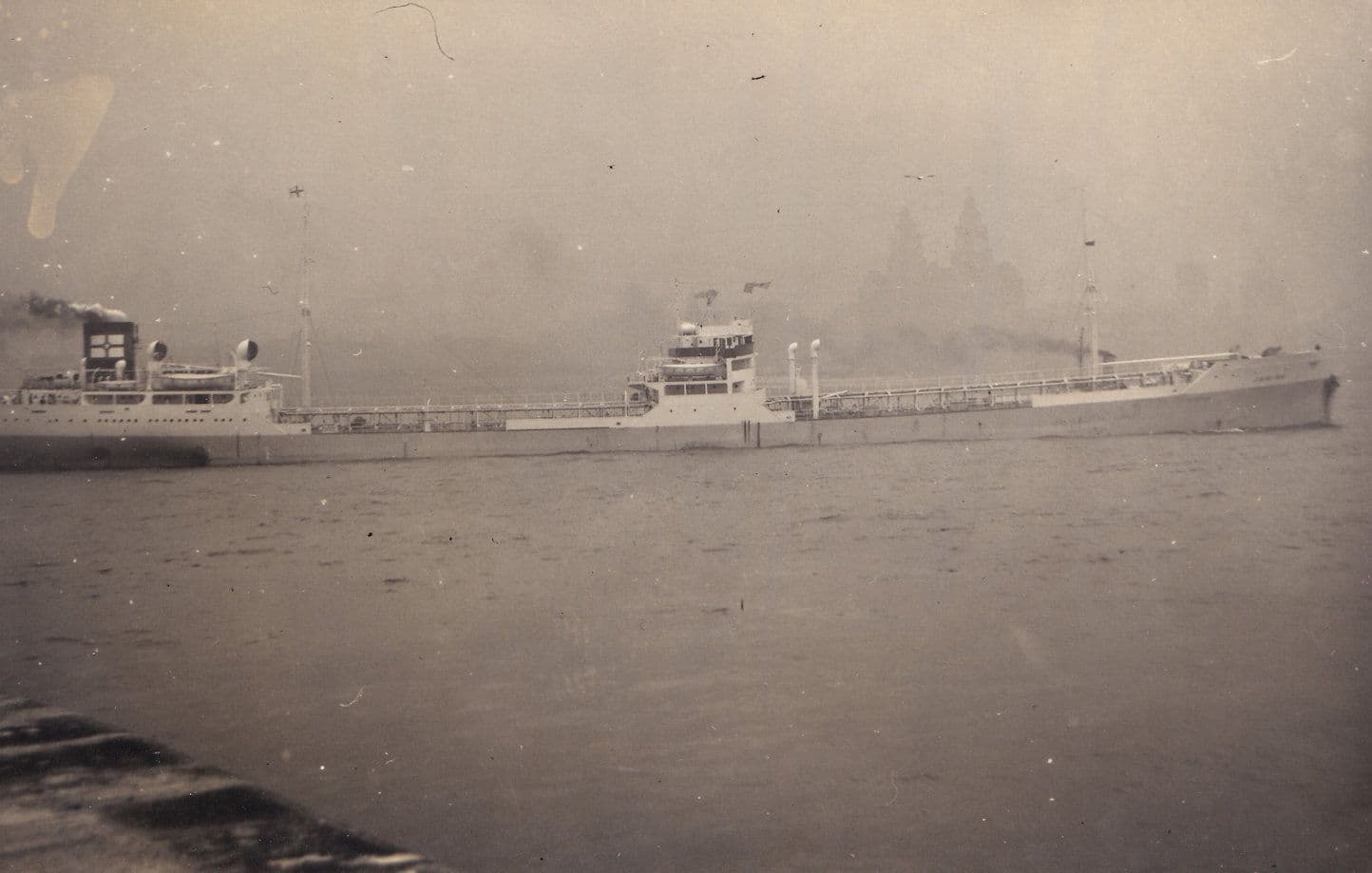 Janina Seaway Star Ship Plain Back Photo Postcard