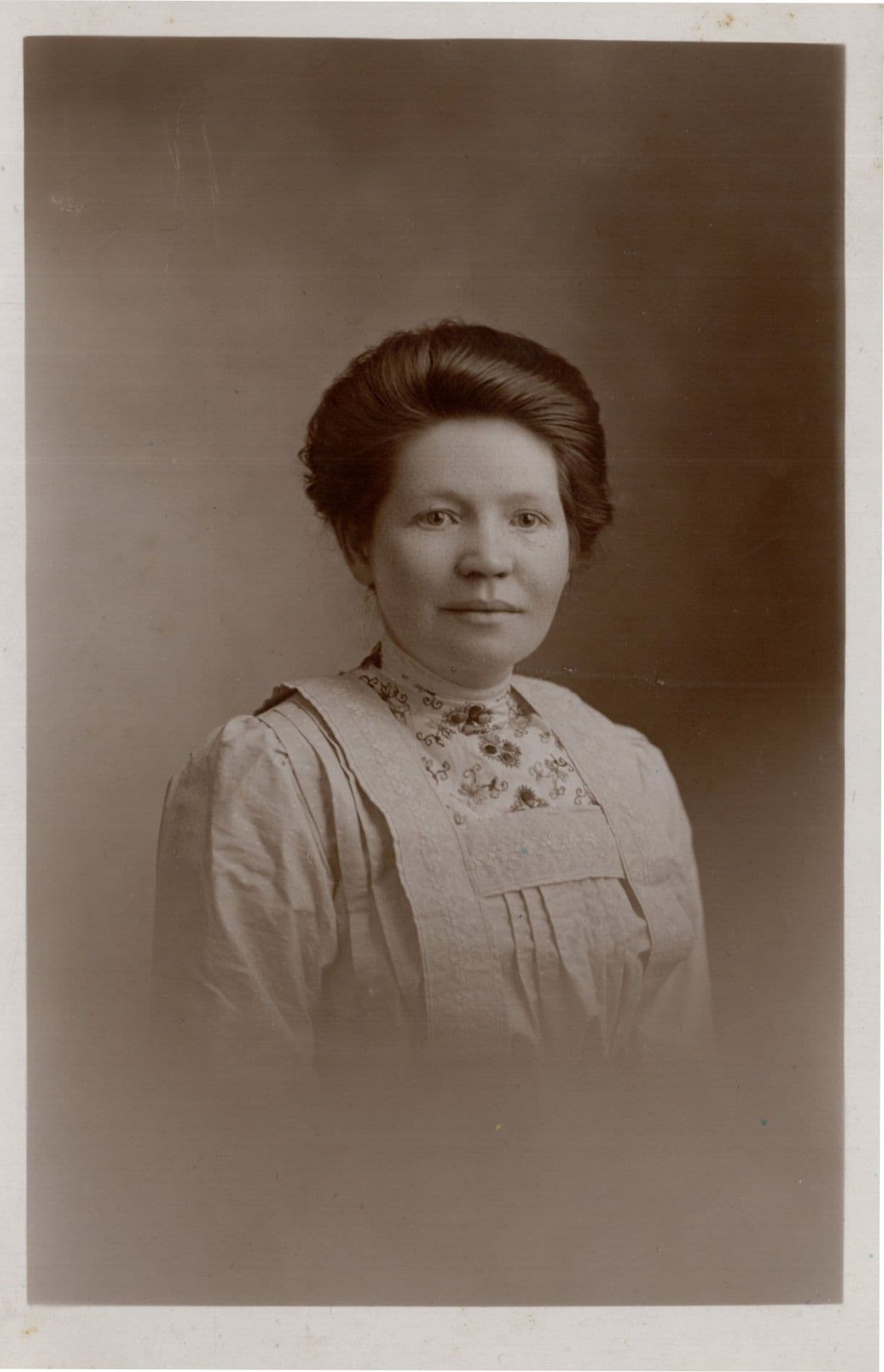 Japanese House Probably Servant Lady Antique Postcard