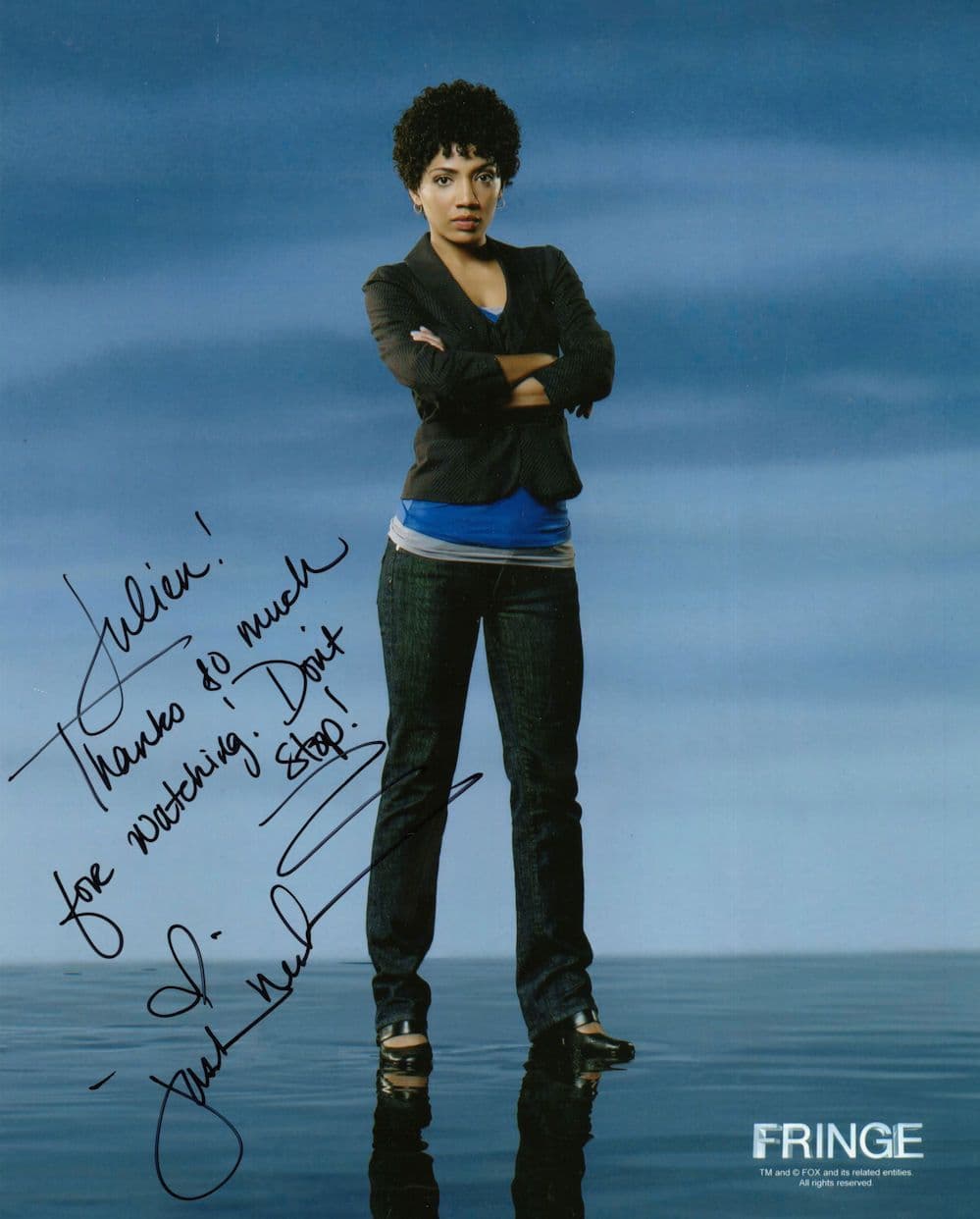 Jasiko Nicole Fringe Stunning 10x8 Hand Signed Photo