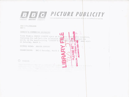 Jasper Carrott's Commercial Breakdown BBC TV Press Photo