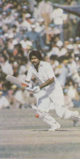 Javed Miandad Worlds Greatest Cricketer Rare Photo Collectors Cigarette Card