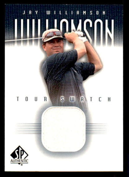 Jay Williamson Upper Deck Worn Tour Swatch Shirt Golf Rare Card