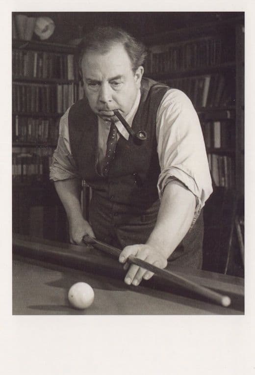 JB Priestly in Snooker Game Book Author Rare Gallery Postcard