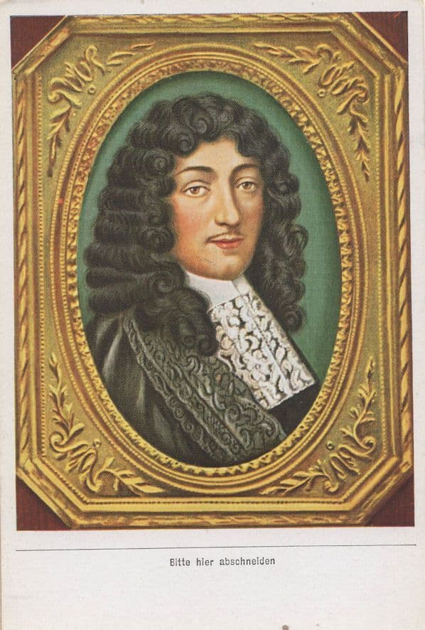 Jean Baptiste Colbert Marquis De Seignelay French Politician Cigarette Card