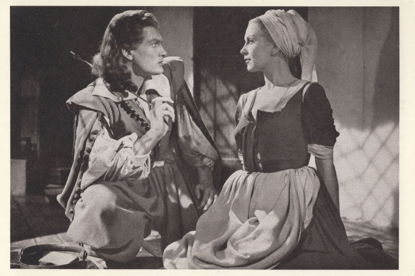 Jean Cocteau La Belle Et La Bete Rare Real Photo Movie Postcard