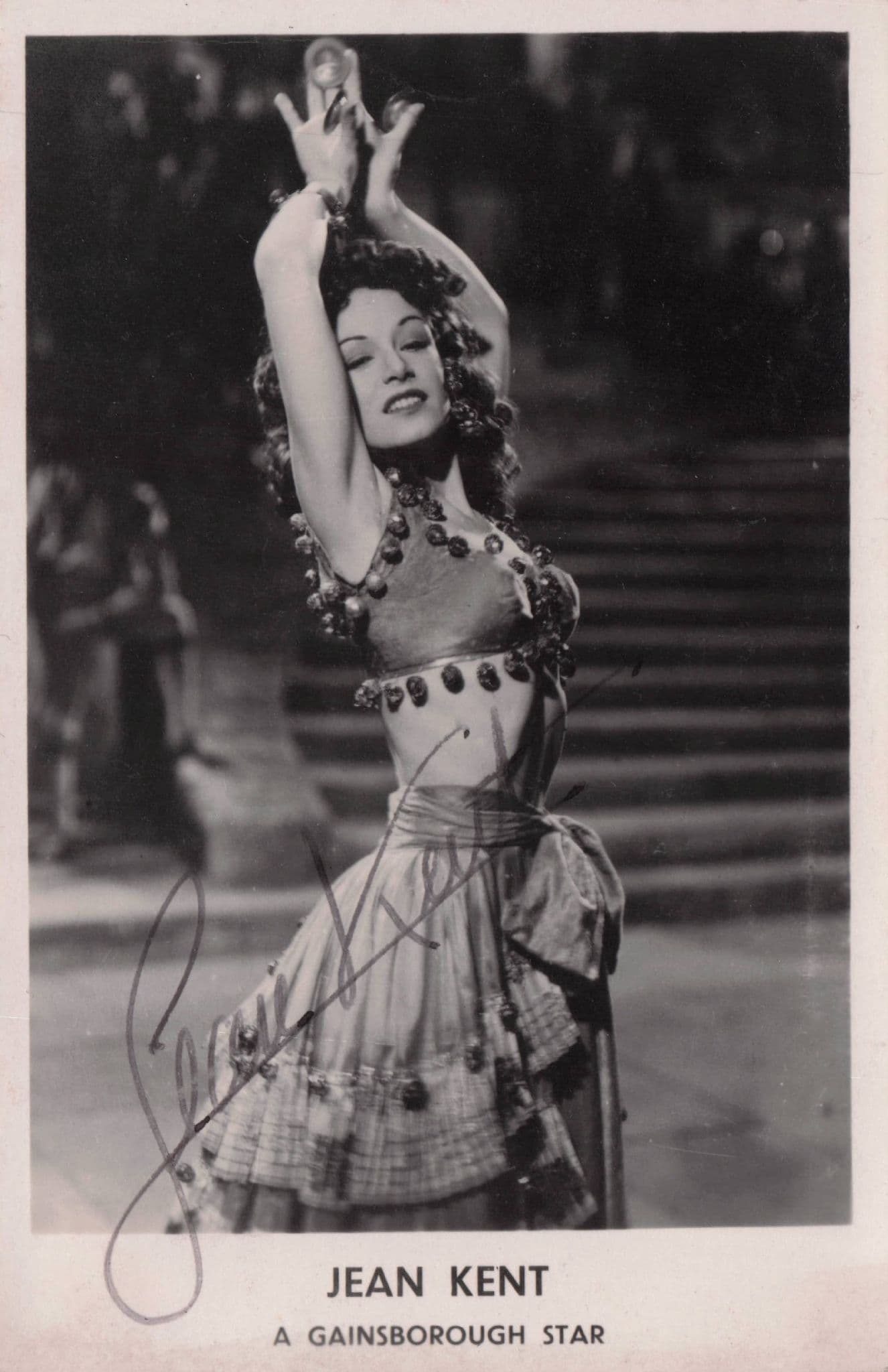 Jean Kent A Gainsborough Star Hand Signed Old Publicity Photo