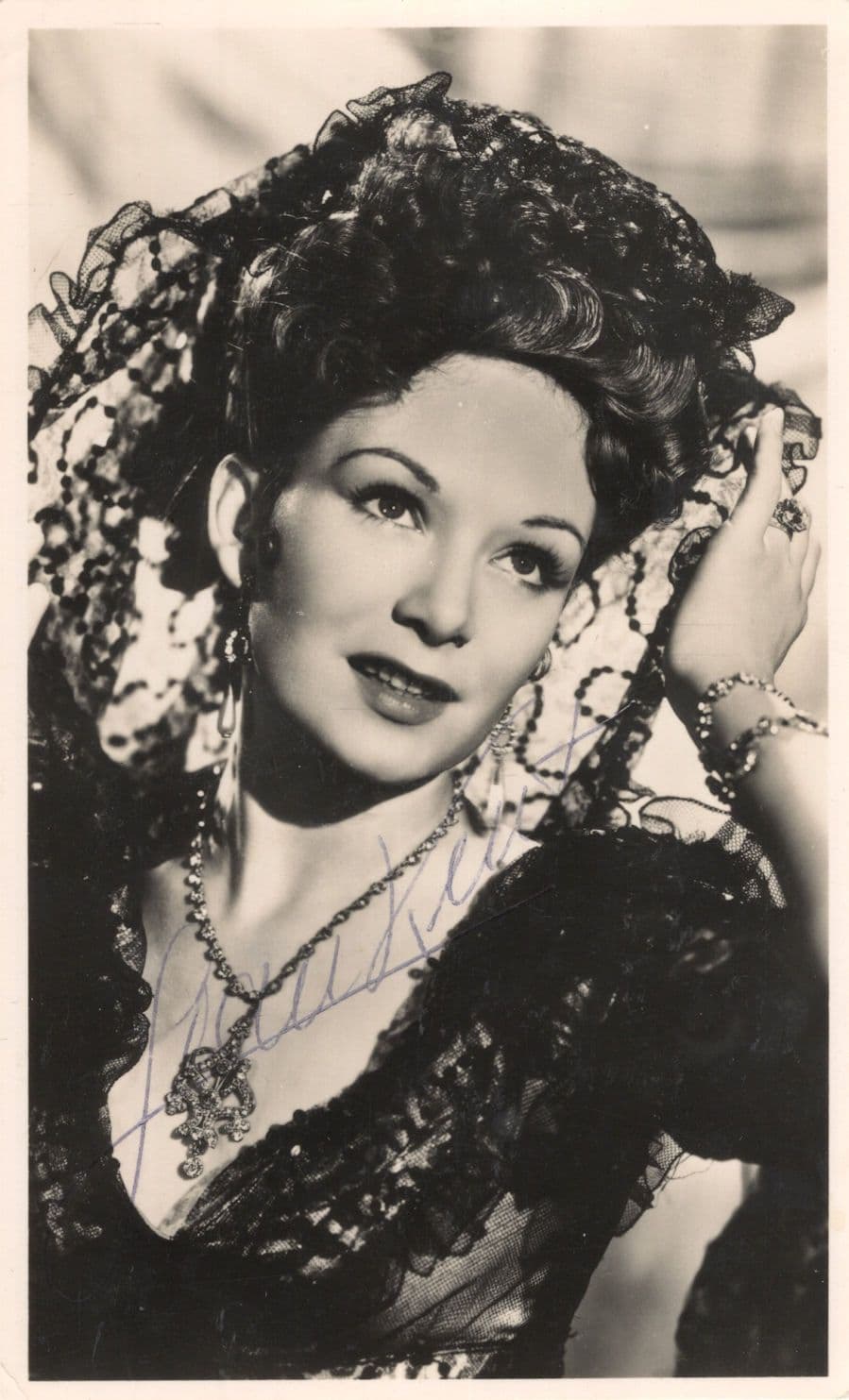 Jean Kent Hand Signed Gainsborough Theatre Autograph Photo