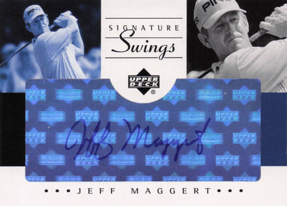 Jeff Maggert Signature Swings Hand Signed 2002 SP Golf Autograph Card