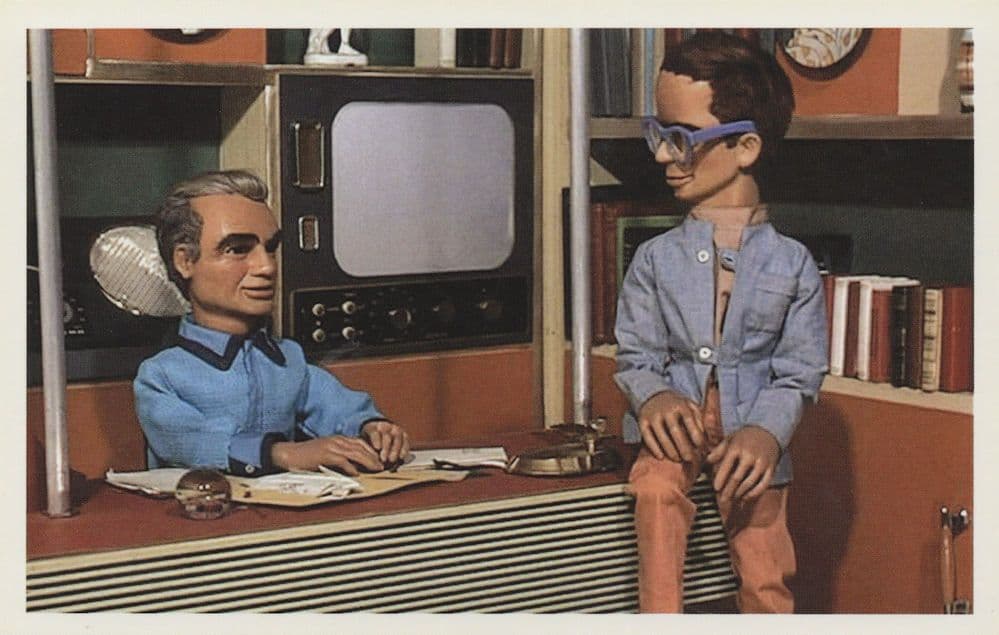 Jeff Tracy & Brains 10 Minutes After Noon Thunderbirds Postcard
