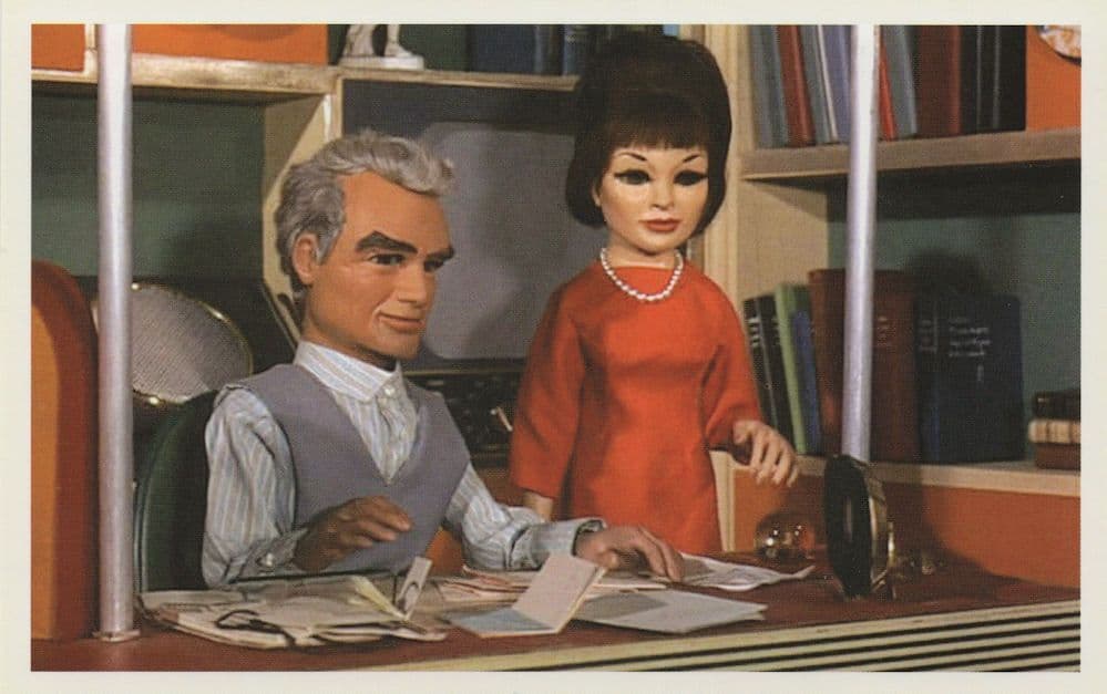 Jeff Tracy Tin Tin Kyrano Thunderbirds Episode 10 Postcard